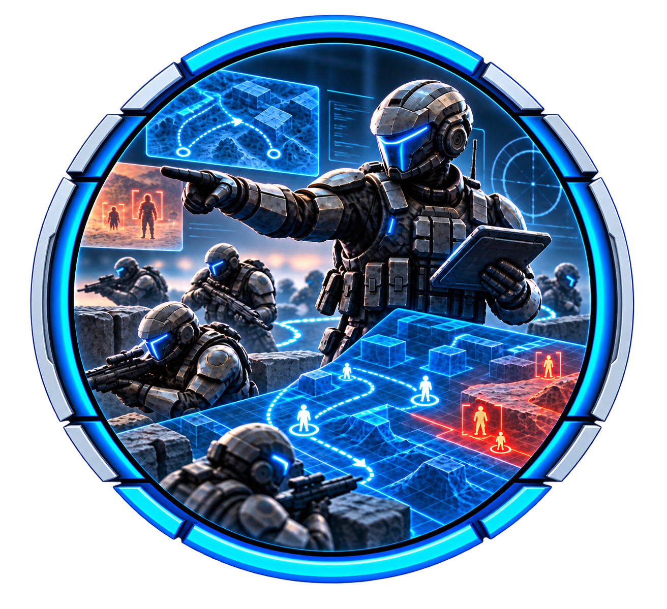 Tactical Combat & Decision-Making AI