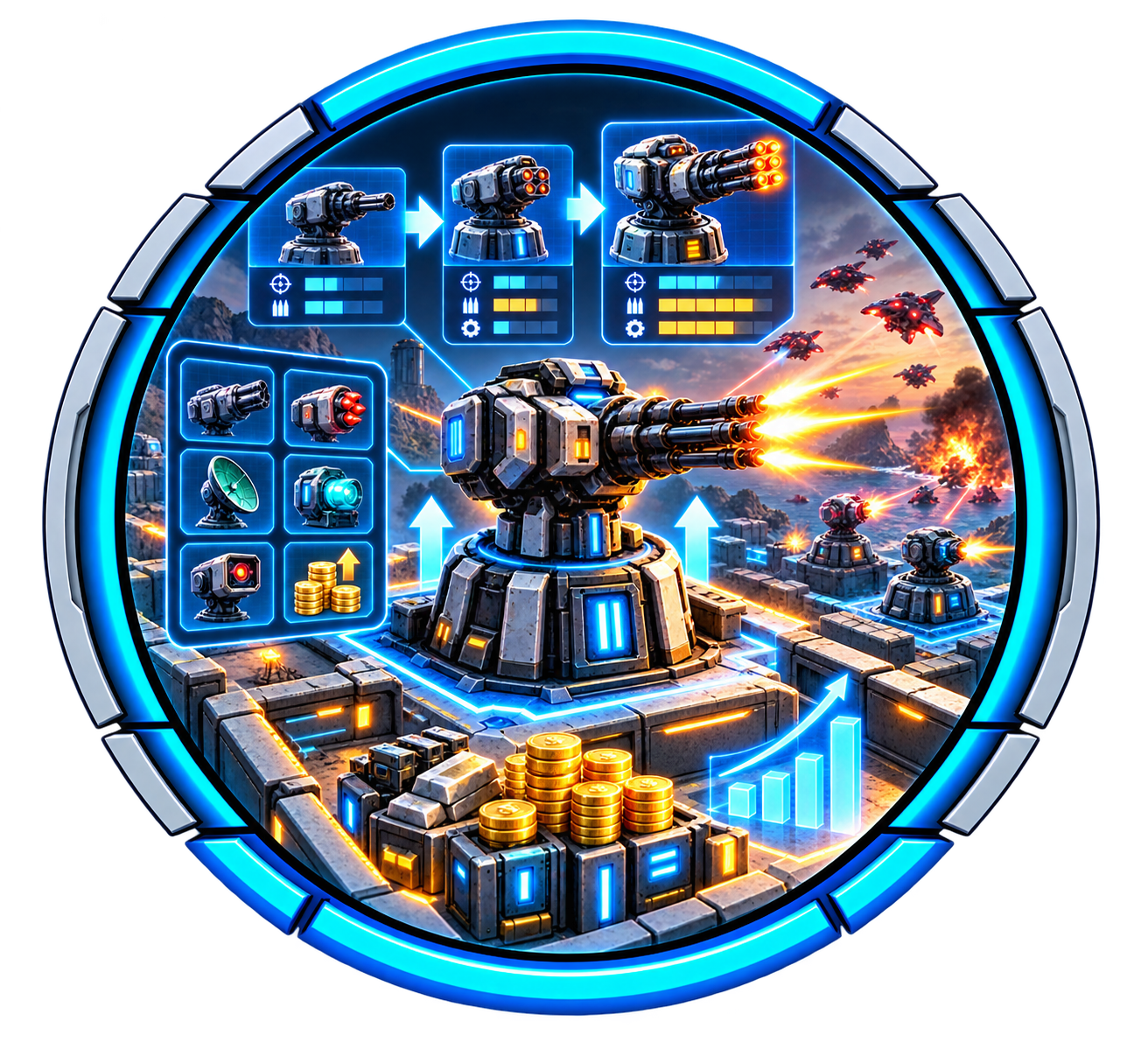 Tower Combat, Upgrades & In-Game Economy