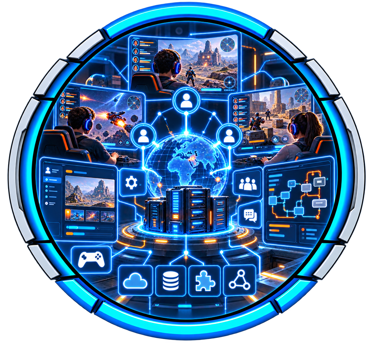 UI, Multiplayer & Game Integration System